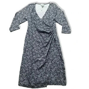 PURE Collection Printed Surplice Faux Wrap Dress